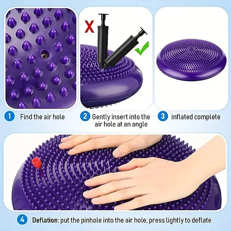 Cuscino da Yoga per Massaggio ed Equilibrio – Balance Pad 